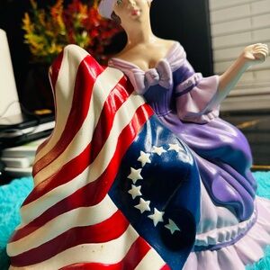 Betsy Ross atlantic mold patriotic vintage 1976